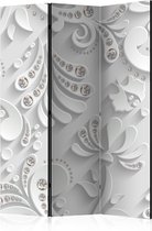 Kamerscherm - Scheidingswand - Vouwscherm - Flowers in Crystals [Room Dividers] 135x172 - Artgeist Vouwscherm