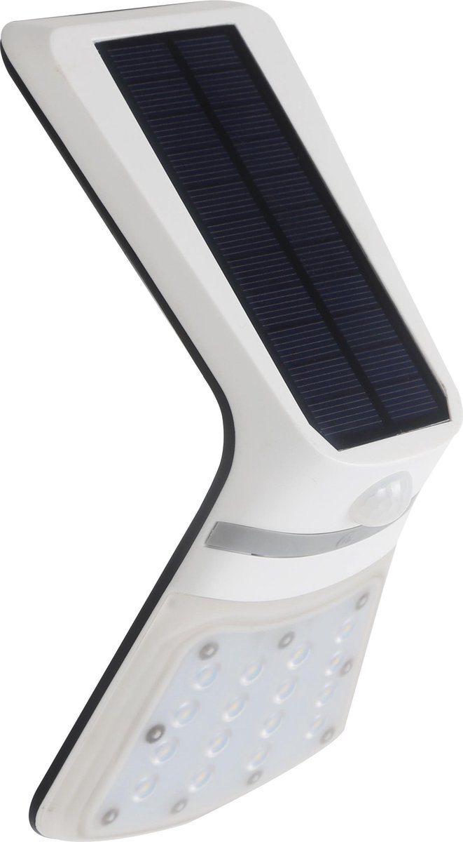 Specilights Solar LED Muurlamp met Bewegingssensor 2W - Buitenlamp op zonne-energie met sensor