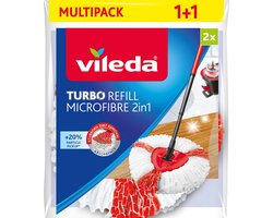 Vileda TURBO 2in1 - Vervanging - 2 stuks
