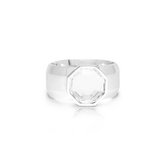 Melano Vivid Never get enough ring set - zilverkleurig - dames - maat 48