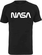 Urban Classics NASA Heren Tshirt -XS- NASA Worm Zwart