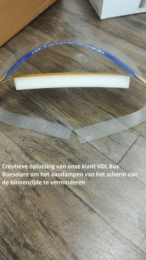 Spatmasker - Herbruikbaar - Comfortabel - Geschikt voor brildragers - 1 stuks