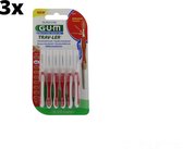 Gum Travler Ragers 0.8mm Rood - 3 x 6 stuks - Voordeelverpakking