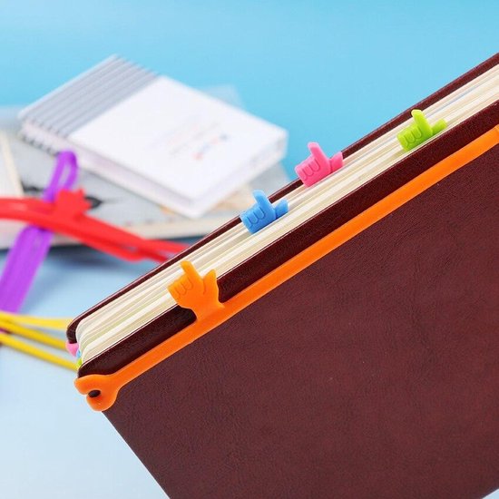 Meilleur signet Shopping - Élastique - bleu - Aidez-moi à la main