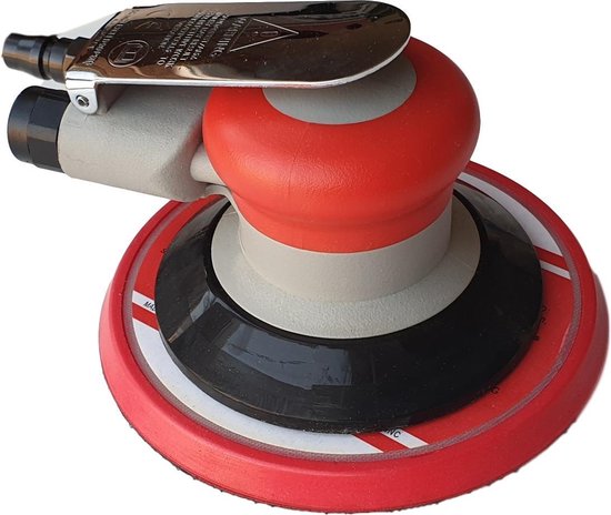 Foto: Orbital sander sb 0026 r pneumatische schuurmachine niet vacu m geen gaten diameter 150 mm schuren autolakken en overige verfsoorten