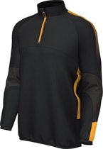 RUGBEE EDGE PRO TEAM MIDLAYER ZWART/Geel maat 2XL