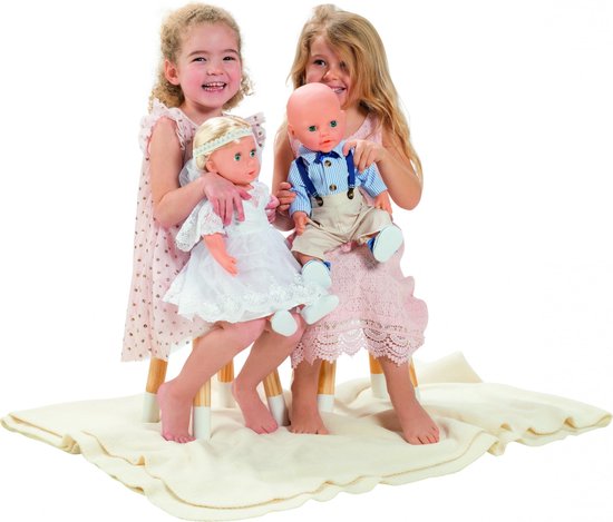 Heless Poppenkleding Trouwjurk Meisjes 28-35 Cm Wit 3-delig van Heless — afbeelding 5