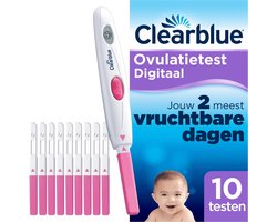 Clearblue Ovulatietest Set Digitaal - 1 digitale houder en 10 testen