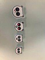 bakjes vorm panda ( 4 stuks)