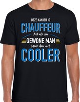 Deze kanjer is Chauffeur cadeau t-shirt zwart voor heren S