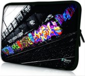 Sleevy 14 inch laptophoes graffiti design - laptop sleeve - laptopcover - Sleevy Collectie 250+ designs