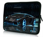 Sleevy 13.3 laptophoes sportauto design - laptop sleeve - laptopcover - Sleevy Collectie 250+ designs