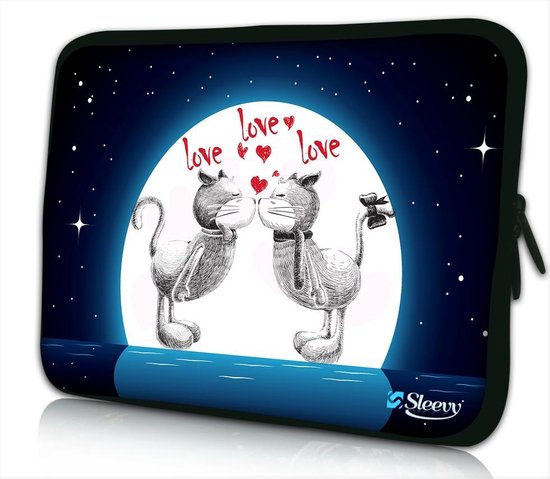 Sleevy 14 laptophoes love love love... - laptop sleeve - Sleevy collectie 300+ designs