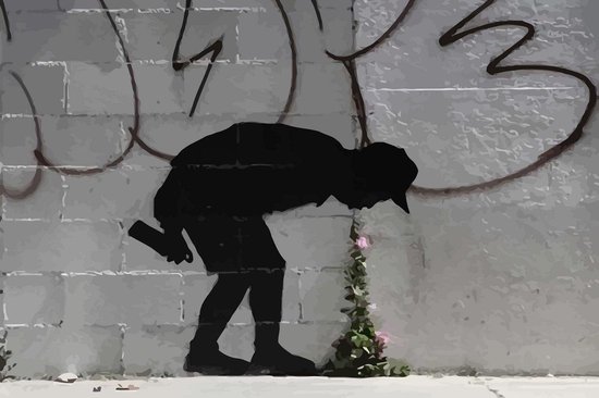 BANKSY Better Out Than In Impression sur toile