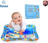 Femur® Originele Baby Waterspeelmat – Speelkleed – Aquamat – Watermat Zwembad – Speelmat – Babytrainer - Babygym - Kraamcadeau – Ideaal cadeau voor babyshower – Verkoeling - Luxe g