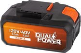 Powerplus Dual Power POWDP9038 2x20V Accu - 2x20V Li-ion - 5.0/2.5Ah