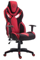 Ergonomische bureaustoel - Game stoel - Design - In hoogte verstelbaar - Polyester - Rood - 72x76x133 cm
