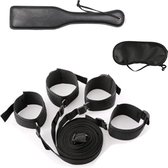 LUSSH® BDSM set voor Beginners – Zweepje & Oogmasker – Handboeien & Enkelboeien – Bondagesets – Starter set