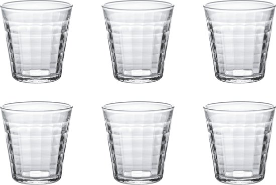 Cokes maagpijn geld Duralex Prisme Waterglas 17 cl - Gehard glas - 6 stuks | bol.com