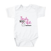 Rompertjes baby met tekst - Simply bootiful - Romper wit - Maat 62/68
