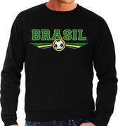 Brazilie / Brasil landen / voetbal sweater zwart heren S