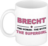 Brecht The woman, The myth the supergirl cadeau koffie mok / thee beker 300 ml
