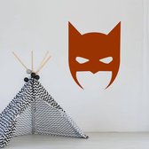 Muursticker Batman -  Bruin -  120 x 156 cm  -  baby en kinderkamer  alle - Muursticker4Sale