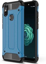 Magic Armor TPU + PC Combinatie Case voor Xiaomi Mi 6X / Mi A2 (blauw)