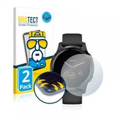 BROTECT - Screenprotector - voor Garmin vivoactive 4s (40 mm) - Folie Beschermfolie transparant volledig dekking - (2 Stuks)