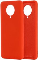 Xiaomi Poco F2 Pro Hoesje Siliconen Back Cover Rood