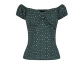 Doris Polka Dot Top . T-shirt Dames - Shirt Dames