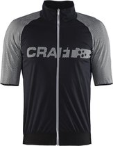Craft Shield 2 Jersey M / Fietsshirt Zwart wit-S