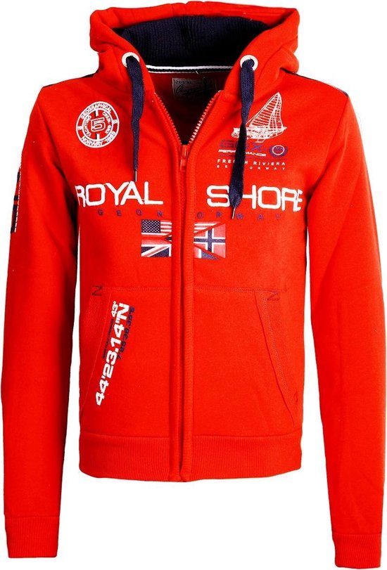 Geographical Norway Vest Rood Royal Shore Gamacho - M | bol.com