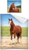 Paard Dekbedovertrek Katoen 140x200cm