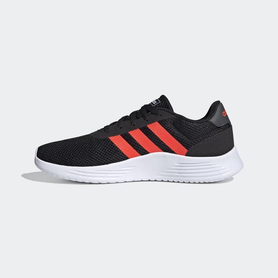 adidas Lite Racer 2.0 Heren Sneakers - Core Black/Solar Red/Grey Six - Maat  42 | bol.com