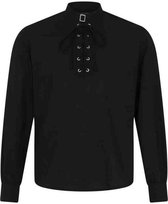 Banned Overhemd -XL- Barrington Zwart