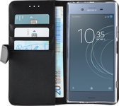 Azuri Sony Xperia XZ1 hoesje - Walletcase - Zwart