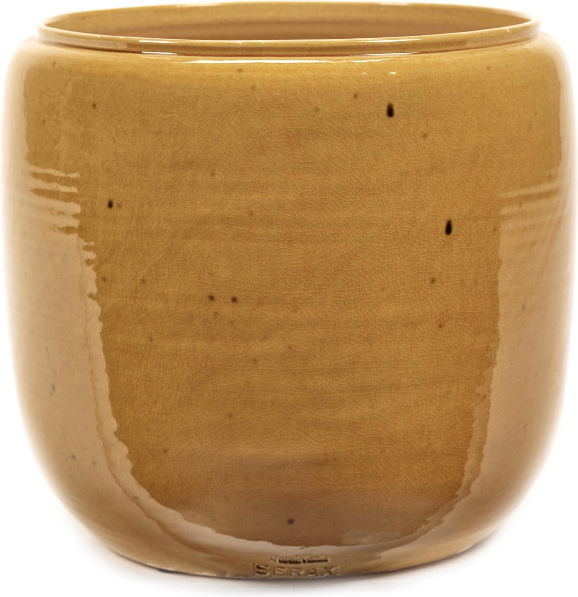 Serax - Glazed shades - Bloempot L - Bruin/Honing - 25 Ø
