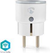 Nedis WIFIP110FWT Wi-fi Smart Plug Stroommeter Schuko Type F 10a