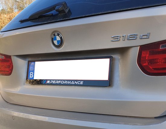 Support de plaque d'immatriculation BMW M Performance, Support de plaque