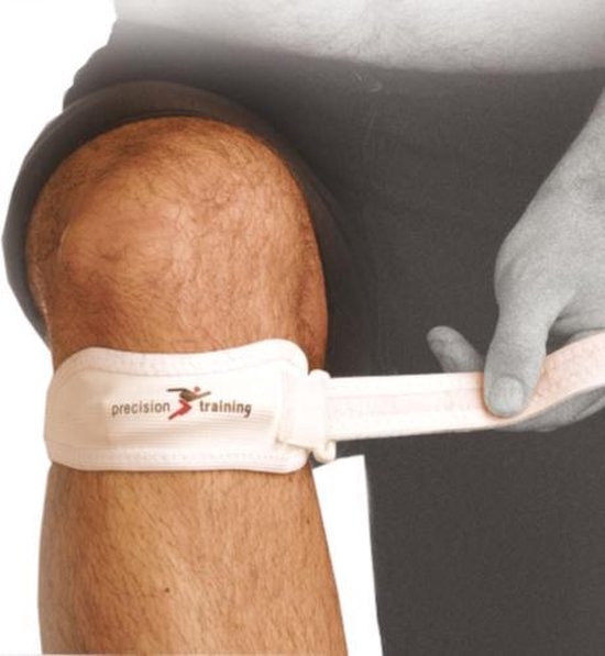 Precision Patellaband Elastaan/polyester Wit One-size