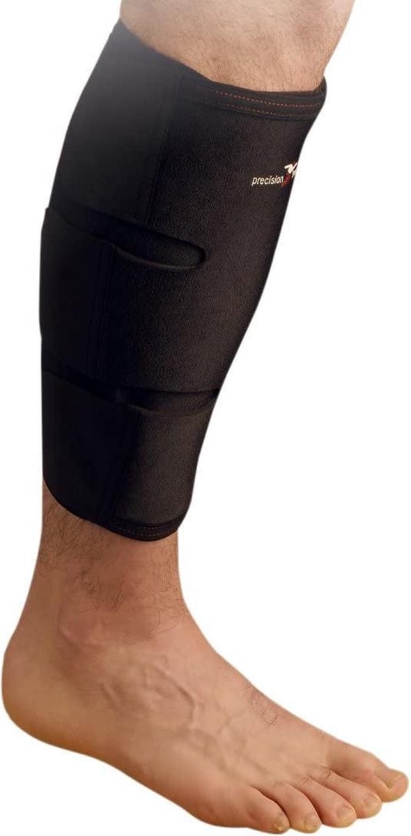 Precision Kuit/ Scheenbandage Neopreen Zwart Maat S