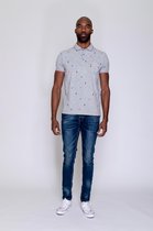 Mezaguz - Heren Polo - Poolshirt - Grey-Maat S