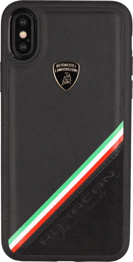 Bestuurbaar eend Specificiteit Zwart hoesje van Lamborghini - Backcover - Alcantara - iPhone Xs Max -  Genuine Leather... | bol.com