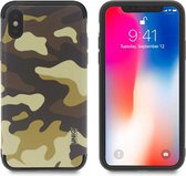 UNIQ Accessory iPhone X-Xs Hard Case Backcover Legerprint - Groen