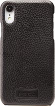 Zwart hoesje van Pierre Cardin - Backcover - Stijlvol - Leer - voor iPhone XR - Luxe cover