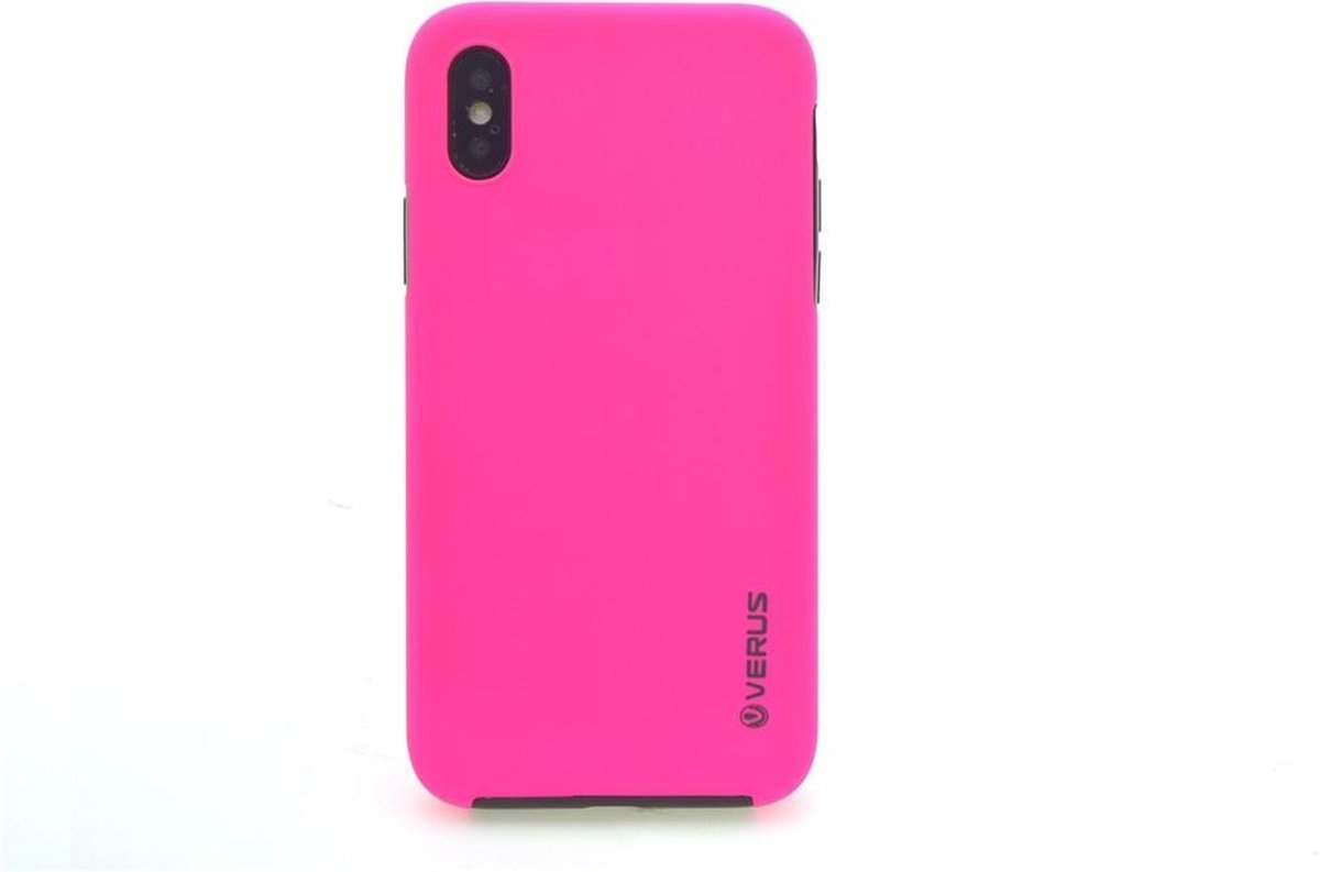 Backcover hoesje voor Apple iPhone X- Apple iPhone Xs - Roze- 8719273265383