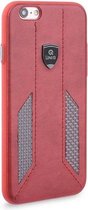 UNIQ Accessory iPhone 6 Kunstleer Hard Case Back cover - Rood- 8719273284070