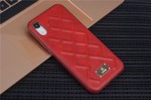 UNIQ Accessory iPhone XR Kunstleer Hard Case Back cover - Rood- 8719273285176