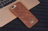 UNIQ Accessory iPhone 7-8 Plus Kunstleer Hard Case Back cover - Bruin- 8719273285046